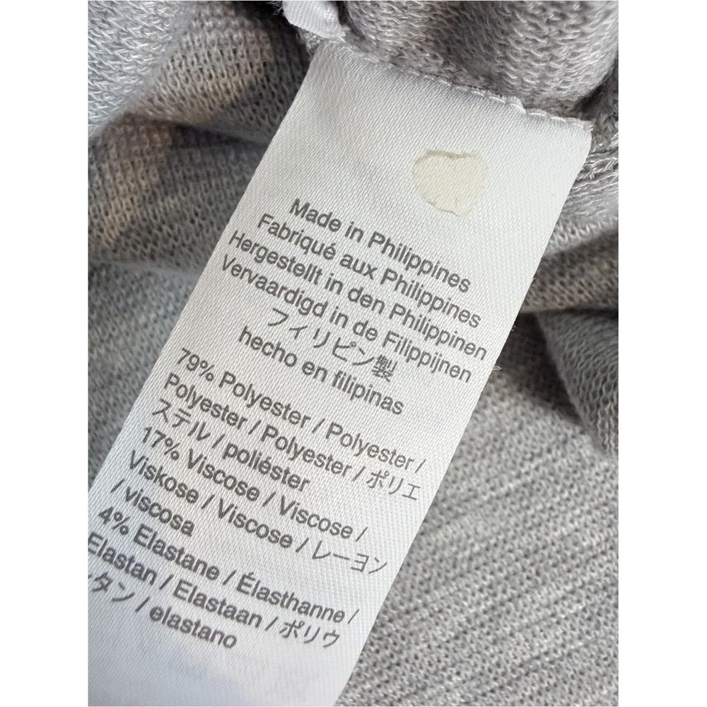 J. Crew Vintage Fleece Funnel Neck Tunic Grey M